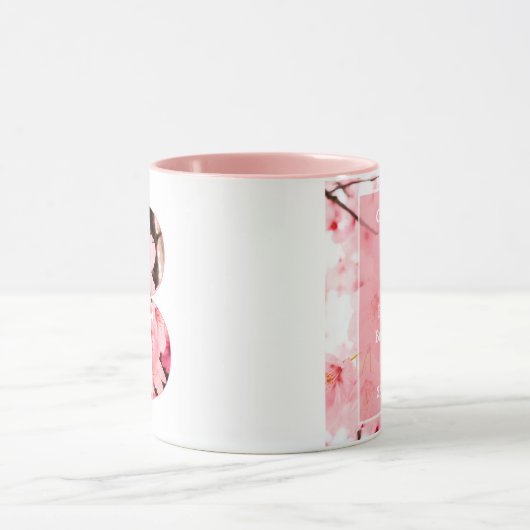 Floral B Initial Mug | Personalized Name & Traits Mok (Midden)