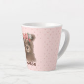 Floral Baby Beer Latte Mok (Rechterhoek)