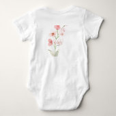 Floral Baby Bodysuit – Soft & Stylish with Waterco (Achterkant)