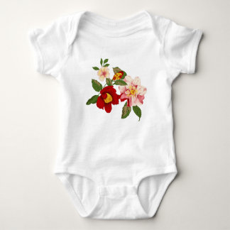 Floral baby carrosserie romper