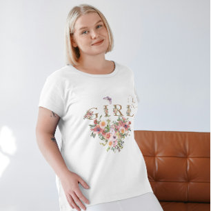 Floral Baby Meisje Douche Moeder om te zijn T-shirt