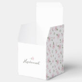 Floral Baby Meisje Favor Box Bedankdoosjes (Geopend)