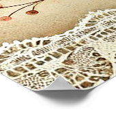 Floral Baby Monkey Nursery Poster (Hoek)