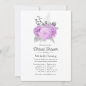  Floral Baby of Bridal Virtual Shower Kaart (Voorkant)