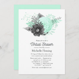  Floral Baby of Bridal Virtual Shower Kaart