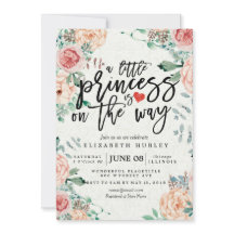 Floral Baby Shower a little princess is on the way