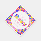 Floral Baby shower Servet (Hoek)