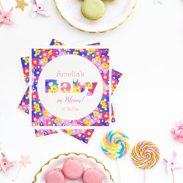  Floral Baby shower Servet