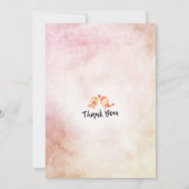 Floral Baby shower Sugar & Spice & Alles Nice Kaart (Achterkant)