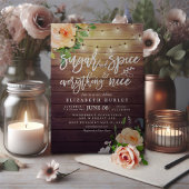 Floral Baby shower Sugar & Spice & Alles Nice Kaart