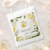 Floral Baby shower Tea Party Dank u Cadeau Bedankzakje (Geknipt)