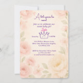 Floral Baby shower Uitnodiging Achtergrond (Voorkant)