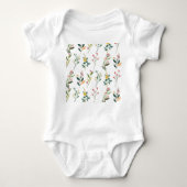 Floral Baby T-shirts (Voorkant)