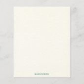 Floral Baby Word Search, Baby shower Games, games (Achterkant)