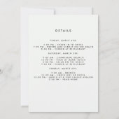 Floral Bachelorette party Kaart (Achterkant)