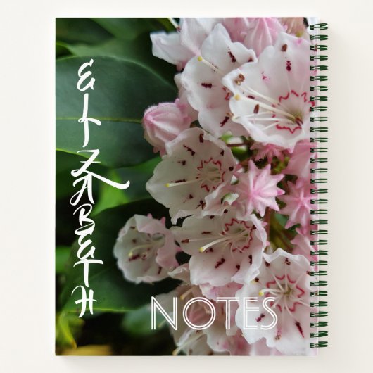 Floral Back to School Notes of Jouw tekst Notitieboek (Achterkant)