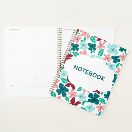 Floral Background | Vibrant Artistic Design Planner (Display)