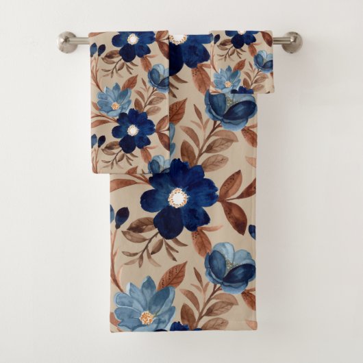 Floral Bad Handdoek (Insitu)