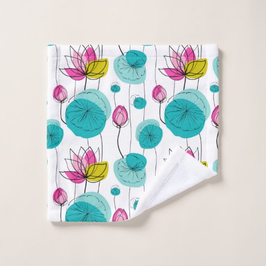 Floral Bad Handdoek (Wasdoekje)