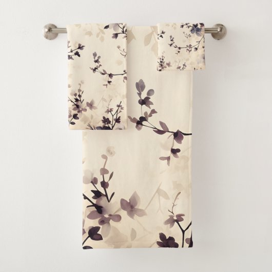 Floral Bad Handdoek (Insitu)