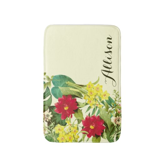  Floral Badmat (Voorkant Verticaal)