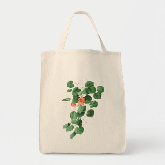 Floral Bag met bloem Tote Bag (Voorkant)