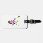 Floral Bagagelabel (Voorkant horizontaal)