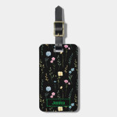  Floral Bagagelabel (Voorkant verticaal)