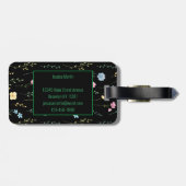  Floral Bagagelabel (Achterkant horizontaal)