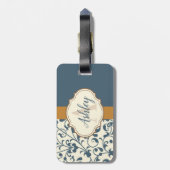  Floral Bagagelabel (Achterkant verticaal)