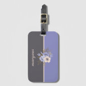 Floral Bagagelabel (Voorkant (verticaal))