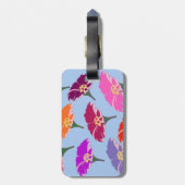 Floral Bagagelabel (Achterkant verticaal)