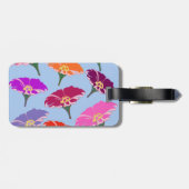 Floral Bagagelabel (Achterkant horizontaal)