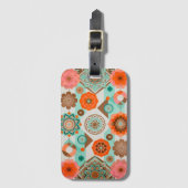 Floral Bagagelabel (Voorkant (verticaal))
