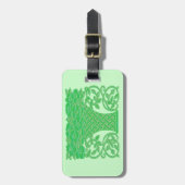 Floral Bagagelabel (Voorkant verticaal)