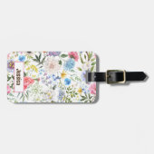  Floral Bagagelabel (Voorkant horizontaal)