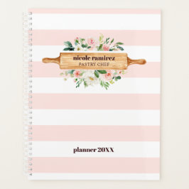 Floral Bakery Rolling Pin Patisserie gestript Planner