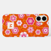 Floral Bandana Print Monogram Case-Mate iPhone Case (Achterkant (horizontaal))