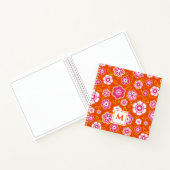Floral Bandana Print Monogram Notitieboek (Binnen)