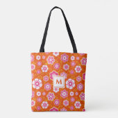 Floral Bandana Print Monogram Tas (Achterkant)