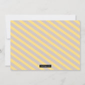 Floral Banner Baby shower Invitation Kaart (Achterkant)