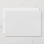 Floral Banner Bridal Shower Kaart (Achterkant)