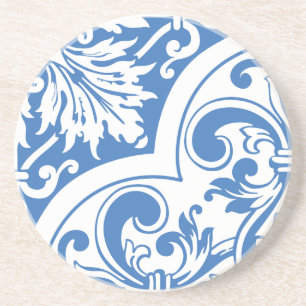 Floral Baroque Corner Zandsteen Onderzetter