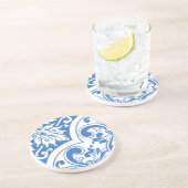 Floral Baroque Corner Zandsteen Onderzetter (Zijkant)