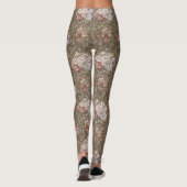 Floral Baroque Pattern – Elegant Ornamental  Leggings (Achterkant)