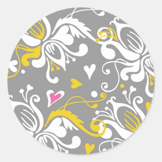 Floral Baroque Sticker (Voorkant)