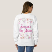 Floral bas mitzva sweatshirt (Achterkant volledig)