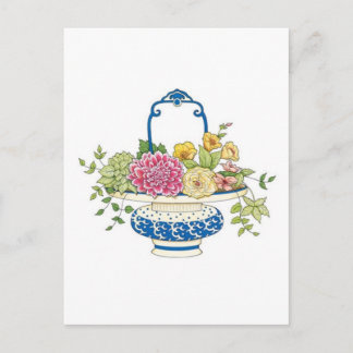 Floral Basket Briefkaart