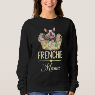 Floral Basket Frenchie Mama Dog: Bulldog Trui