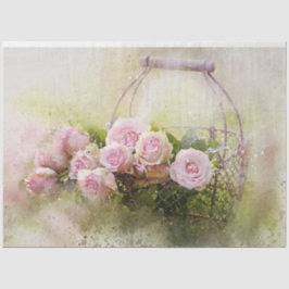 Floral Basket Tissue Paper Tissuepapier